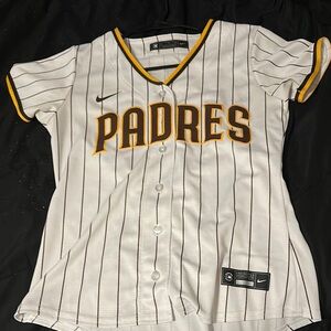 Nike Padres Striped Jersey